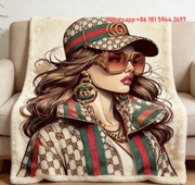 Gucci Iconic Diva Throw  Blanket IMG_2994
